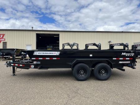 New 2027 PJ 16' DT1 Telescopic Dump Trailer