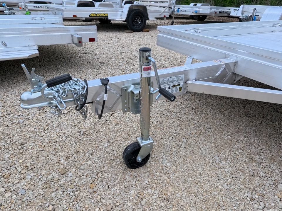 New 2027 Aluma 68 x 12 Heavy Single Axle Utility Trailer with Straight Tailgate and 2990lb. GVWR