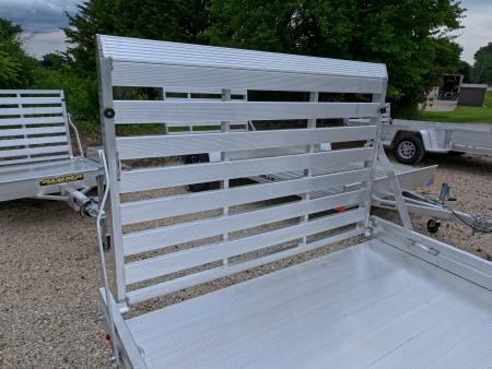New 2027 Aluma 68 x 12 Heavy Single Axle Utility Trailer with Straight Tailgate and 2990lb. GVWR