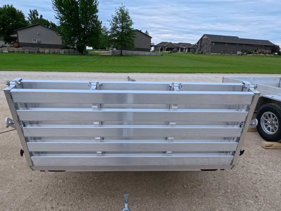 New 2027 Aluma 68 x 12 Heavy Single Axle Utility Trailer with Bi-Fold Gate and 2990lb. GVWR