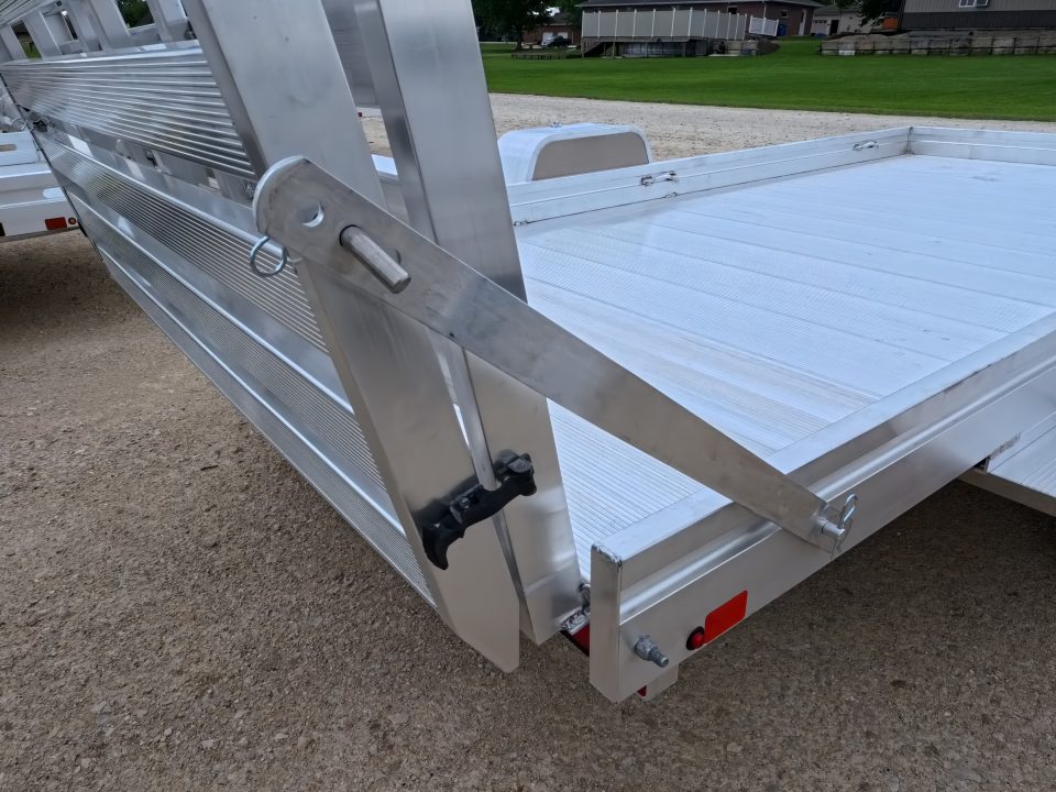 New 2027 Aluma 68 x 12 Heavy Single Axle Utility Trailer with Bi-Fold Gate and 2990lb. GVWR
