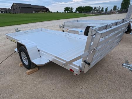 New 2027 Aluma 68 x 12 Heavy Single Axle Utility Trailer with Bi-Fold Gate and 2990lb. GVWR