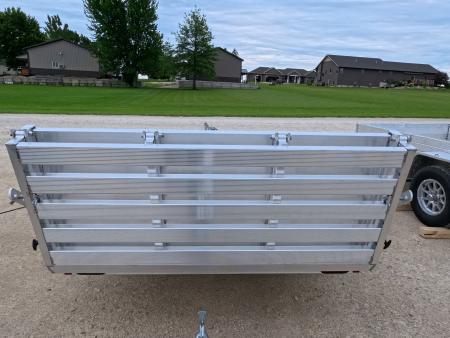New 2027 Aluma 68 x 12 Heavy Single Axle Utility Trailer with Bi-Fold Gate and 2990lb. GVWR