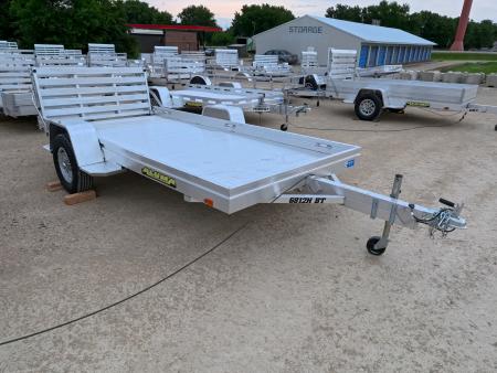 New 2027 Aluma 68 x 12 Heavy Single Axle Utility Trailer with Bi-Fold Gate and 2990lb. GVWR