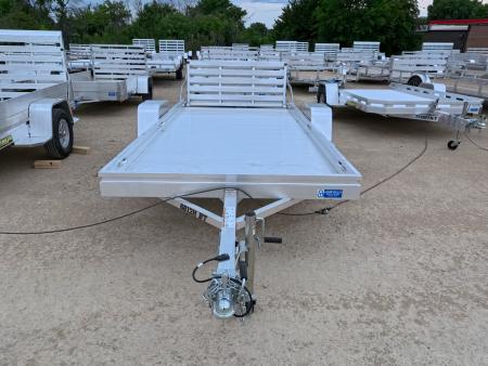 New 2027 Aluma 68 x 12 Heavy Single Axle Utility Trailer with Bi-Fold Gate and 2990lb. GVWR