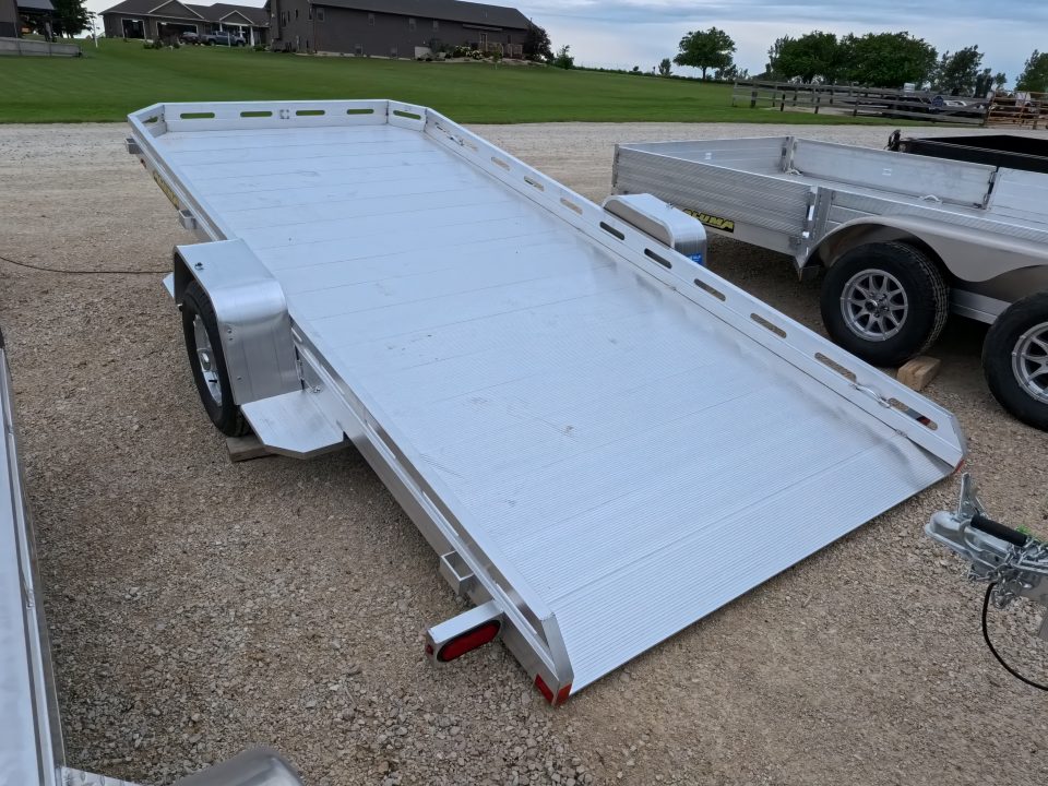 New 2027 Aluma 78 x 14 Single Axle Tilt Trailer with Slotted Rail and 2990 lb. GVWR