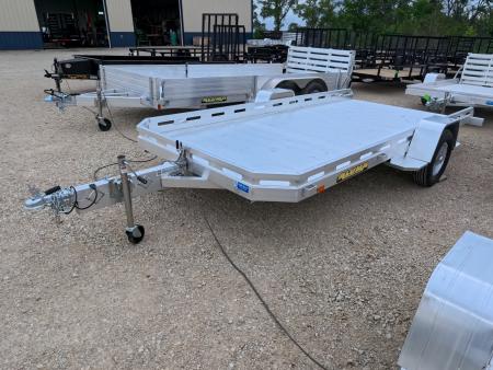 New 2027 Aluma 78 x 14 Single Axle Tilt Trailer with Slotted Rail and 2990 lb. GVWR