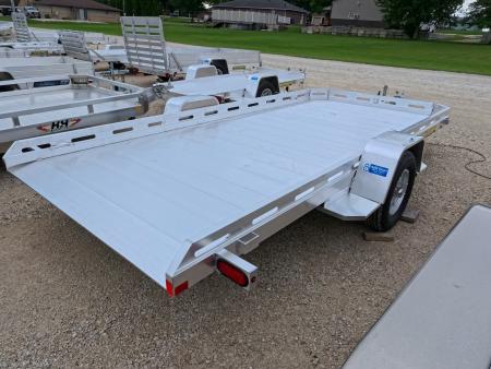 New 2027 Aluma 78 x 14 Single Axle Tilt Trailer with Slotted Rail and 2990 lb. GVWR