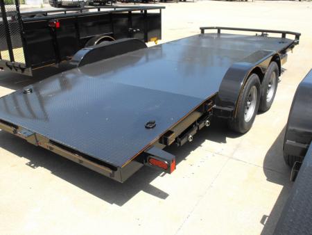 New Car Hauler 83 X 18 Metal Deck Dove Tail 7K