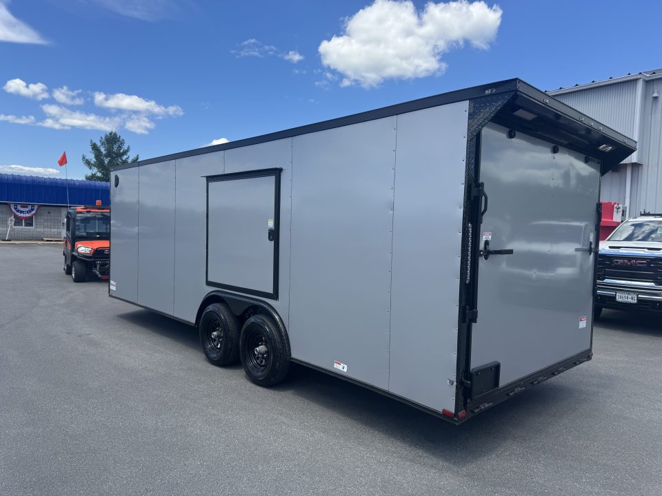 New 2026 Quality Cargo 8.5X22 TA3 Cargo / Enclosed Trailer *SILVER W/ BLACK