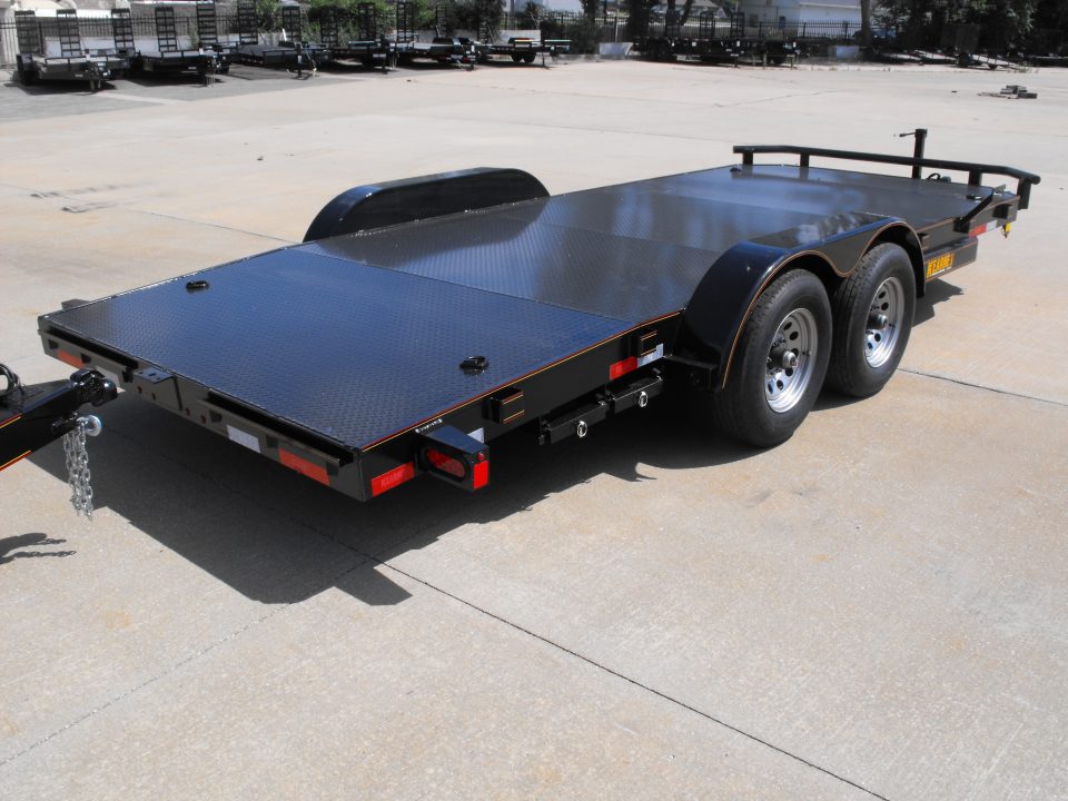 New Car Hauler 83 X 18 Metal Deck Dove Tail 9995 GVRW