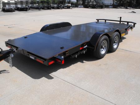 New Car Hauler 83 X 18 Metal Deck Dove Tail 9995 GVRW