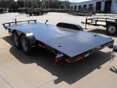 New Car Hauler 83 X 18 Metal Deck Dove Tail 9995 GVRW