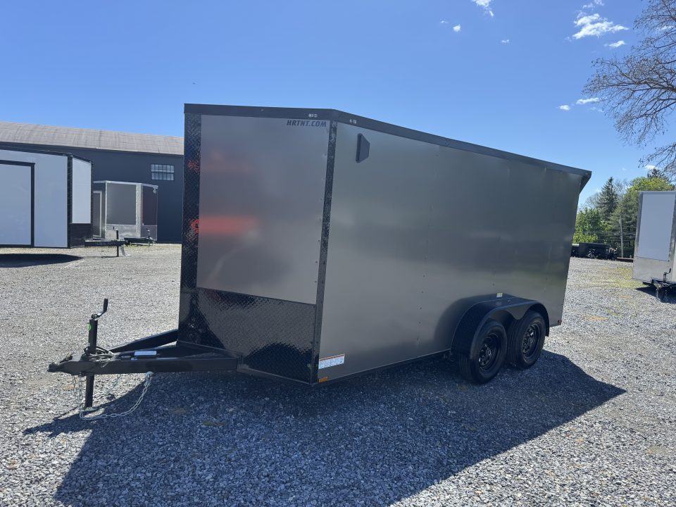 New 2026 Quality Cargo 7X14TA Cargo / Enclosed Trailer *CHARCOAL W/ BLK