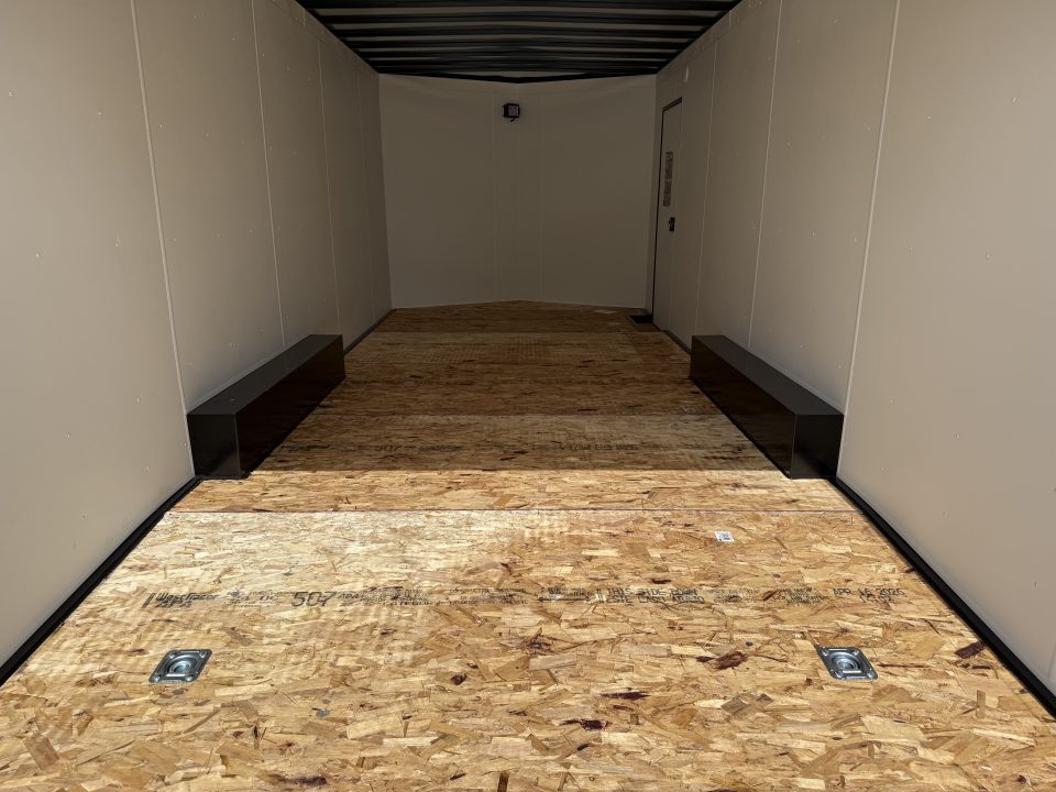 New NEW 2027 AERO 8.5x20 +2’V, 7’ TALL, WHITE Interior, BLACKOUT  EDITION- QUALITY Enclosed Car Hauler Trailer