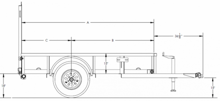 New 2027 Big Tex Trailers 35SA 77x10 Single Axle Utility Trailer