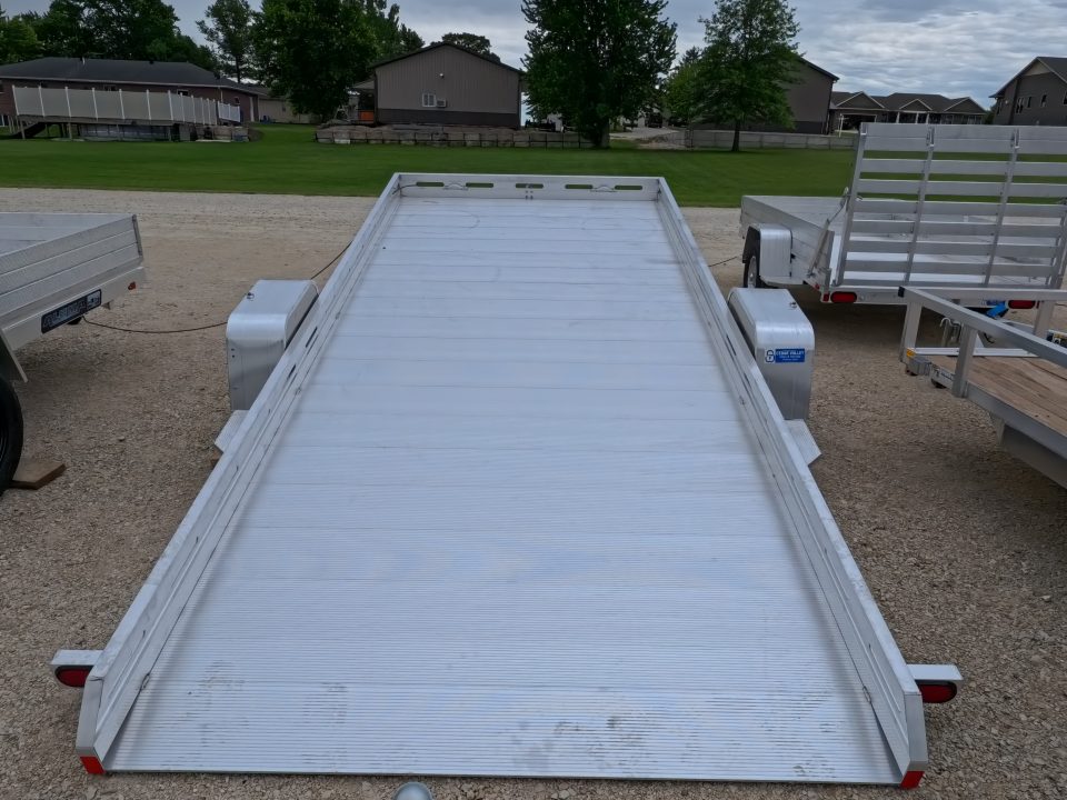 New 2027 Aluma 78 X 15 Single Axle Tilt Trailer with 4250 lb. GVWR, Electric Brakes and Slotted Sides