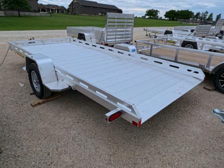 New 2027 Aluma 78 X 15 Single Axle Tilt Trailer with 4250 lb. GVWR, Electric Brakes and Slotted Sides