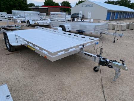 New 2027 Aluma 78 X 15 Single Axle Tilt Trailer with 4250 lb. GVWR, Electric Brakes and Slotted Sides