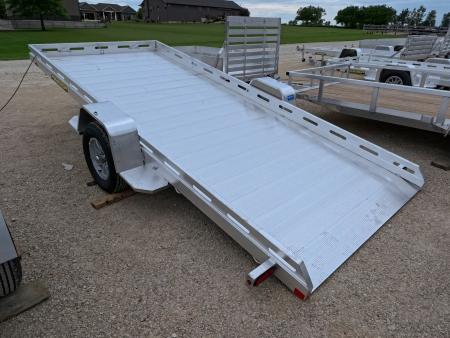 New 2027 Aluma 78 X 15 Single Axle Tilt Trailer with 4250 lb. GVWR, Electric Brakes and Slotted Sides