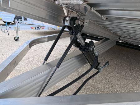 New 2027 Aluma 78 X 15 Single Axle Tilt Trailer with 4250 lb. GVWR, Electric Brakes and Slotted Sides