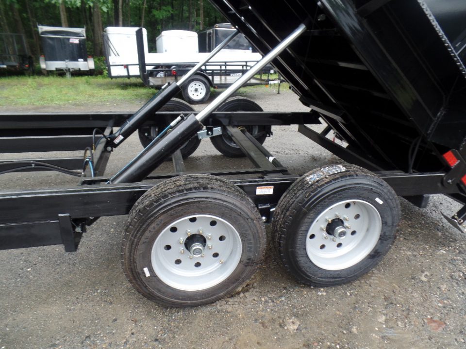 New 2026 Quality Steel and Aluminum 7X16 Dump with 4' Sides, 16,000 lb. GVWR Dump Trailer