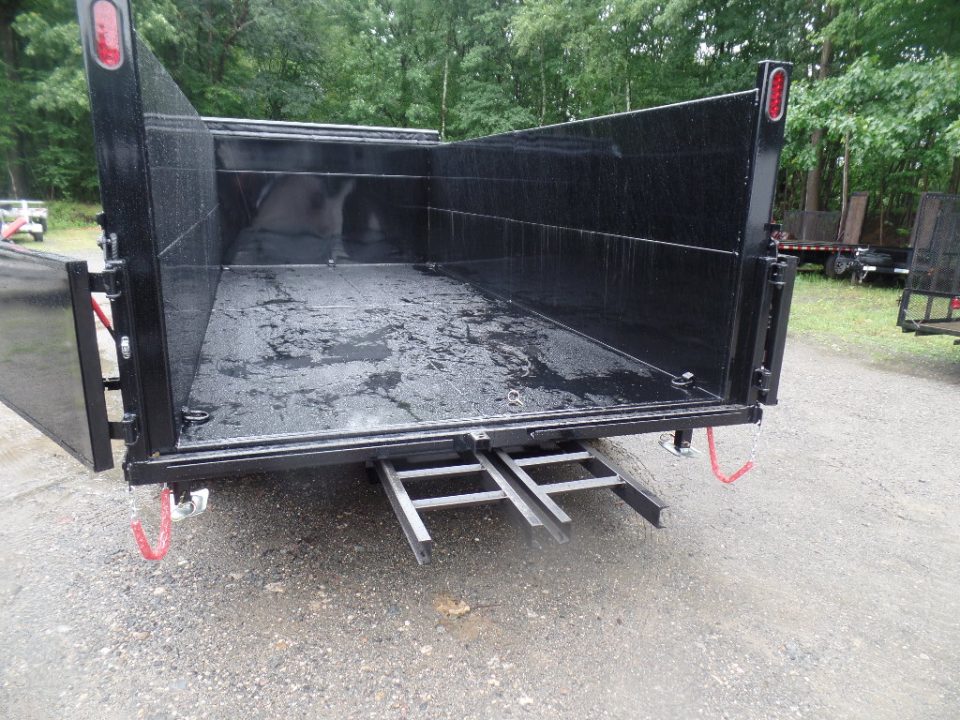 New 2026 Quality Steel and Aluminum 7X16 Dump with 4' Sides, 16,000 lb. GVWR Dump Trailer