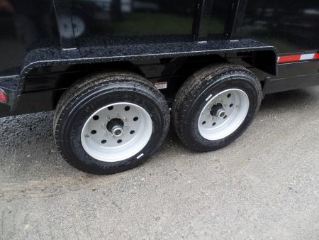New 2026 Quality Steel and Aluminum 7X16 Dump with 4' Sides, 16,000 lb. GVWR Dump Trailer