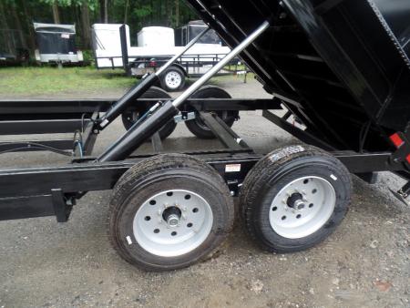 New 2026 Quality Steel and Aluminum 7X16 Dump with 4' Sides, 16,000 lb. GVWR Dump Trailer