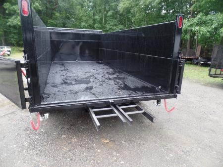 New 2026 Quality Steel and Aluminum 7X16 Dump with 4' Sides, 16,000 lb. GVWR Dump Trailer