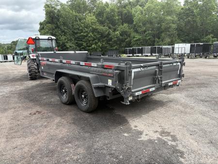New 2026 Horizon Trailers 14' 14K Dump Trailer w/ Extension Brackets & Stabilizer Jacks