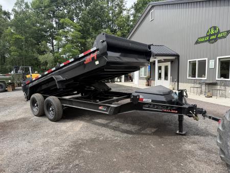 New 2026 Horizon Trailers 14' 14K Dump Trailer w/ Extension Brackets & Stabilizer Jacks