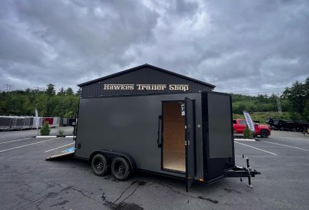 New 2026 Spartan 7X16 +2ft V-nose/ 7' interior height /Blackout / Polycore Exterior - 7000GVW