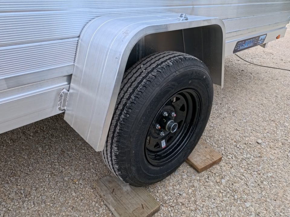 New 2027 Aluma 68 x 12 Heavy ESA Single Axle Utility Trailer with Straight Gate and 2990lb. GVWR