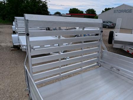 New 2027 Aluma 68 x 12 Heavy ESA Single Axle Utility Trailer with Straight Gate and 2990lb. GVWR