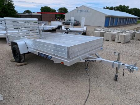 New 2027 Aluma 68 x 12 Heavy ESA Single Axle Utility Trailer with Straight Gate and 2990lb. GVWR