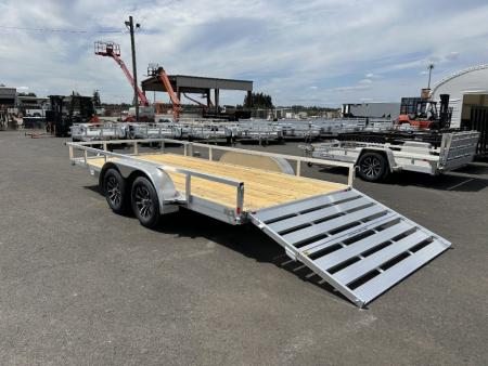 New 2026 H&H Trailers 7X16 Aluminum Tube Top Utility Trailer 7K GVWR