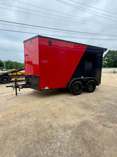 New 2026 Stallion Manufacturing LLC 6' X 12' Tandem Axle Ramp Door Cargo / Enclosed Trailer