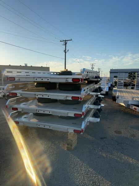 New 2027 Aluma 7814 Slotted Tandem Axle Electric Brakes Ramps Std 2K RTD Utility Trailer