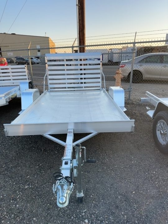 New 2027 Aluma 7210 Heavy Single Axel Bi-Fold Tailgate Utility Trailer