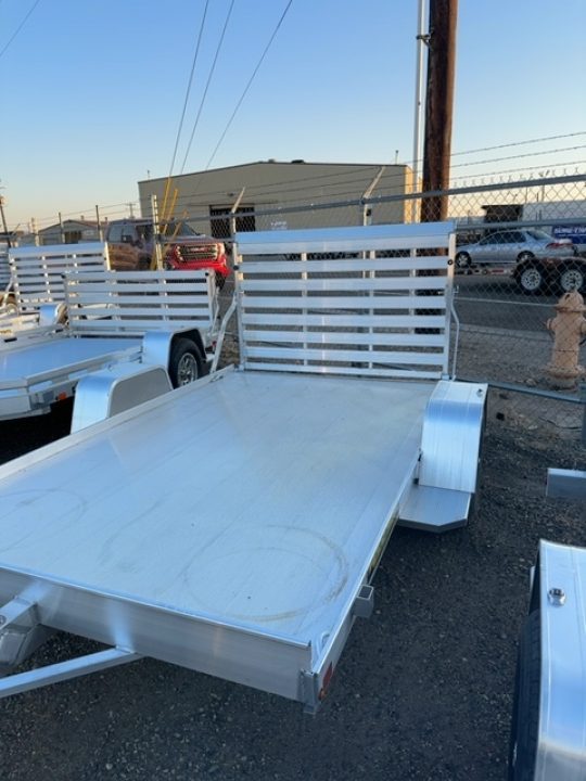 New 2027 Aluma 7210 Heavy Single Axel Bi-Fold Tailgate Utility Trailer