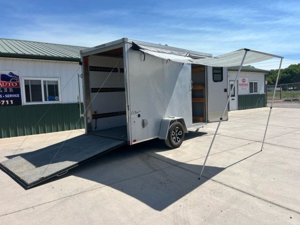 Used 2023 Pace American 6'x12' Cargo / Enclosed Trailer