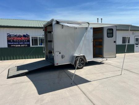 Used 2023 Pace American 6'x12' Cargo / Enclosed Trailer