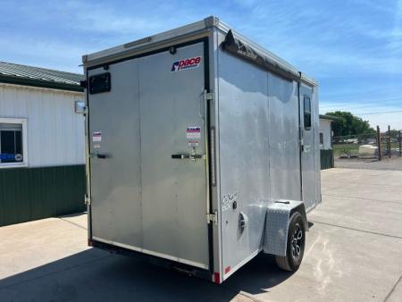 Used 2023 Pace American 6'x12' Cargo / Enclosed Trailer