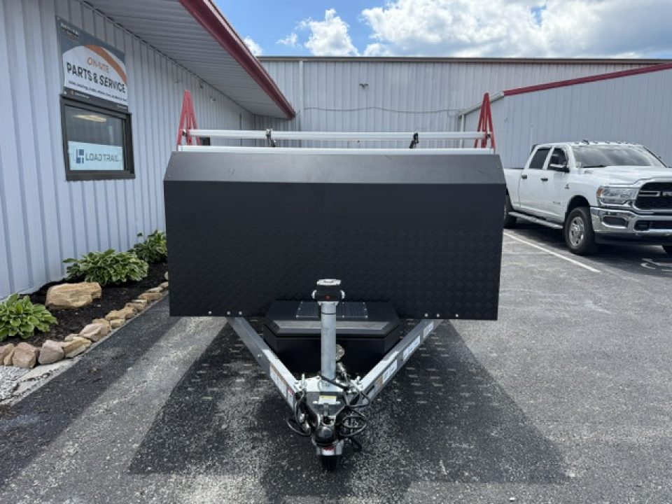 New Futura SHIFTR 8000- Hydraulic Lowering Trailer W/ Tyre Rack, Jockey Jack, Alloy Wheel Upgrade, Spare Tire, and Rock Guard