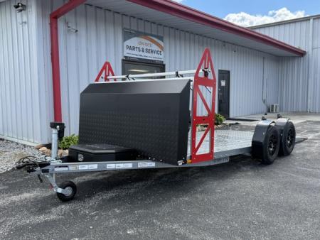 New Futura SHIFTR 8000- Hydraulic Lowering Trailer W/ Tyre Rack, Jockey Jack, Alloy Wheel Upgrade, Spare Tire, and Rock Guard
