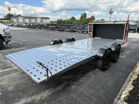 New Futura SHIFTR 8000- Hydraulic Lowering Trailer W/ Tyre Rack, Jockey Jack, Alloy Wheel Upgrade, Spare Tire, and Rock Guard
