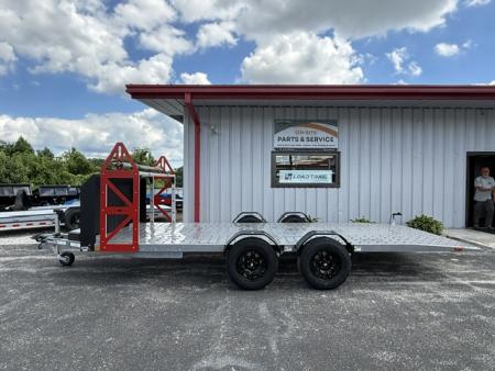 New Futura SHIFTR 8000- Hydraulic Lowering Trailer W/ Tyre Rack, Jockey Jack, Alloy Wheel Upgrade, Spare Tire, and Rock Guard