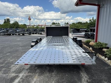 New Futura SHIFTR 8000- Hydraulic Lowering Trailer W/ Tyre Rack, Jockey Jack, Alloy Wheel Upgrade, Spare Tire, and Rock Guard