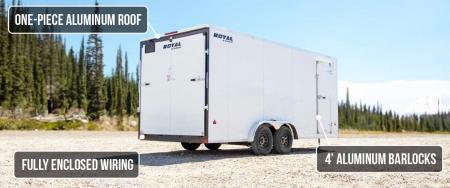 New 2026 Royal Cargo Trailers 7.5 X 16 +V ENCLOSED CARGO Cargo / Enclosed Trailer